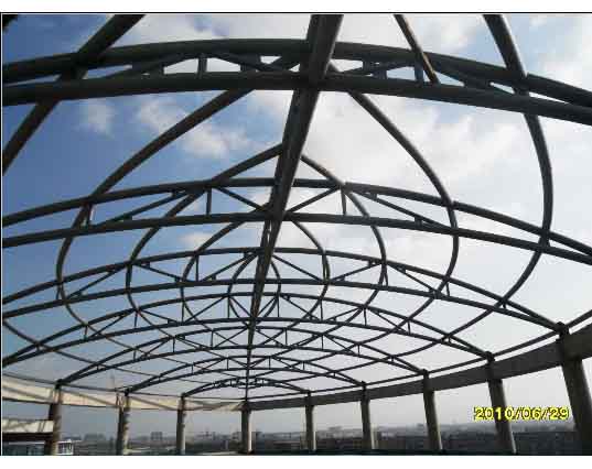 洮南中煤朔州宾馆管桁架工程